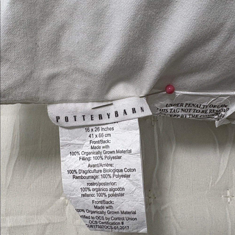 Pottery Barn Festive Plaid Pillow Cover and Insert - Picture 9 of 9